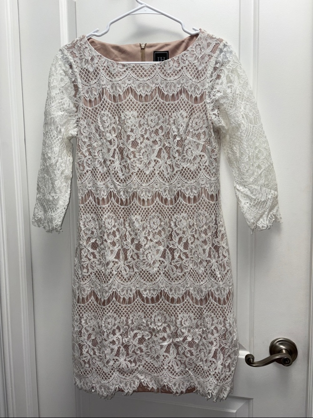 Jessica Howard Lace Boho Midi Dress - Size 6 - Picture 4 of 12
